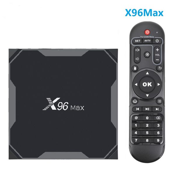 

1 шт x96 максимальная встроенный s905x3 андроид 8.1 тв коробка двойной-группа 2.4 г/5.8 г беспроводной смарт 4k потокового медиа-плеер