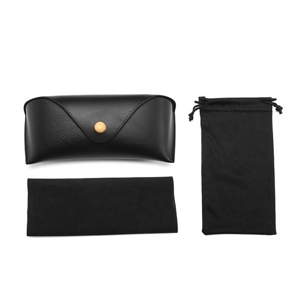 

black cloth box case cloth glasses bag special glasses case leather material