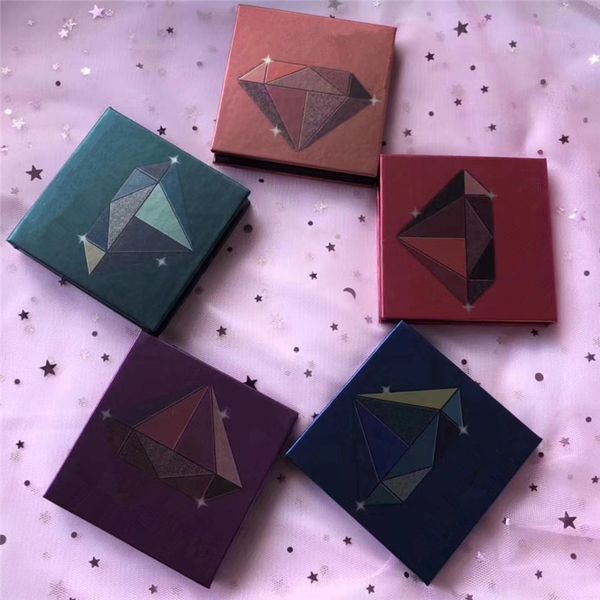 

Newest Beauty Eyeshadow Palette 5 Shades Sapphire Ruby Topaz Amethyst Emerald Obsessions 9 Colors Shimmer Shinning Matte Eye shadow+Gifts 5p