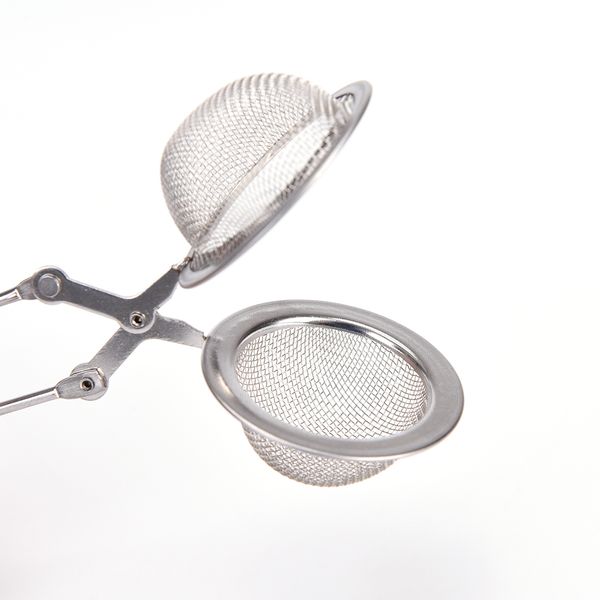 

tea strainer diameter convenient stainless steel handle tea mesh ball filter stable strong tea infuser 4.5cm/1.77