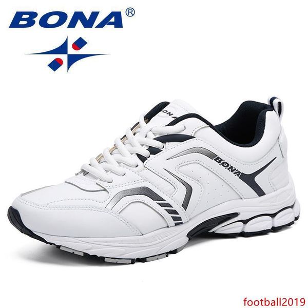 

bona дышащие кроссовки для мужчин повседневная обувь chaussure homme модные кроссовки мужчины квартиры lace-up zapatillas mujer zapatos de