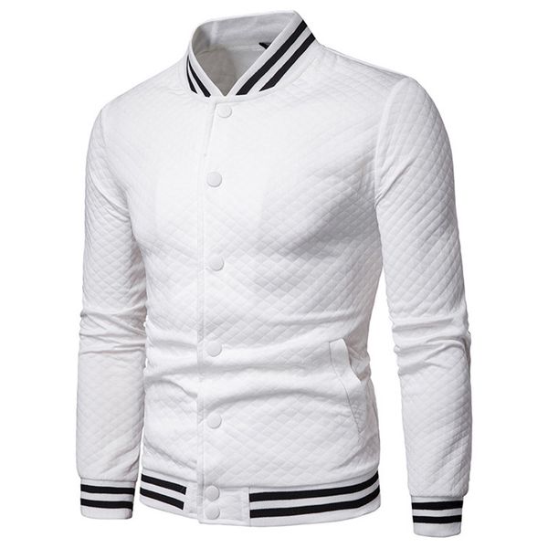 

мужские baseball jacket мужской дизайн с длинным рукавом сплошной цвет спорт блуза homme повседневный костюм мода одежда, Black;brown