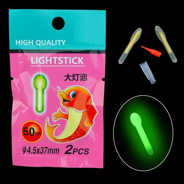 

fishing light stick 10pcs/lot 5 packs bulb shape fishing float position mark glow stick float light tube accessories
