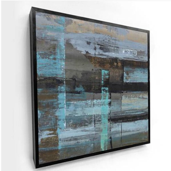 

wholesales 2019 1 pc aluminum frame abstract still life l living room painting