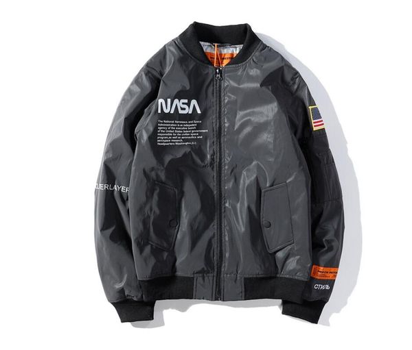 

free shopping! весна / осень 2020 наса совместного летчик куртки мужских куртки космонавта мужских и военно-воздушных силы женщин куртки, Black;brown