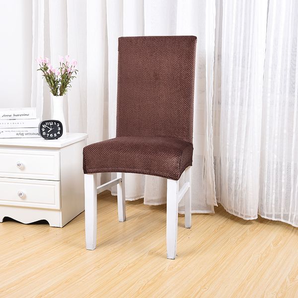 

european dark coffee color dining room chair slipcover chair covers 9 colors optional