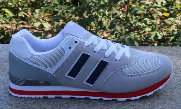 

New men low cut black white army green lace up ca ual balanced hoe lightweight men zapatilla balanced trainer 39 44