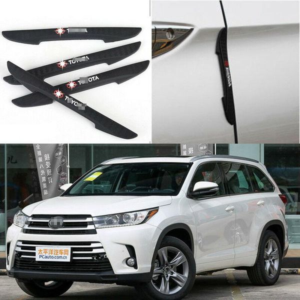 

for toyota highlander car side door edge guard bumper trim protector stickers