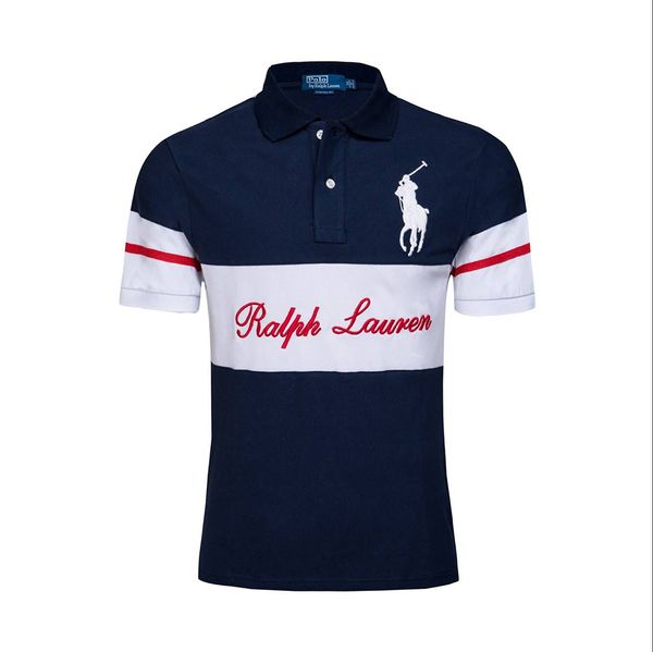 

20ss new luxury mens designer tshirts ralph pony embroidery lauren fashion brand polo shirt horse pole logo cotton business summer tshirt, White;black