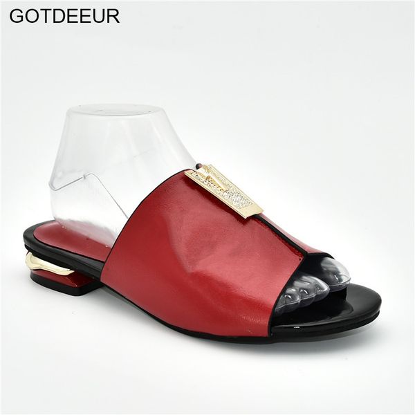 

latest shoes women 2020 african women party shoe decorated with rhinestone womens dress shoe open toe womens shoes heels, Black