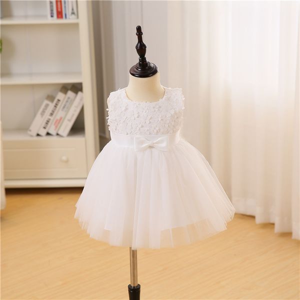 

sleeveless baby girl dress party birthday baby dresses girl christening baptism frocks kids clothes summer dresses, Red;yellow