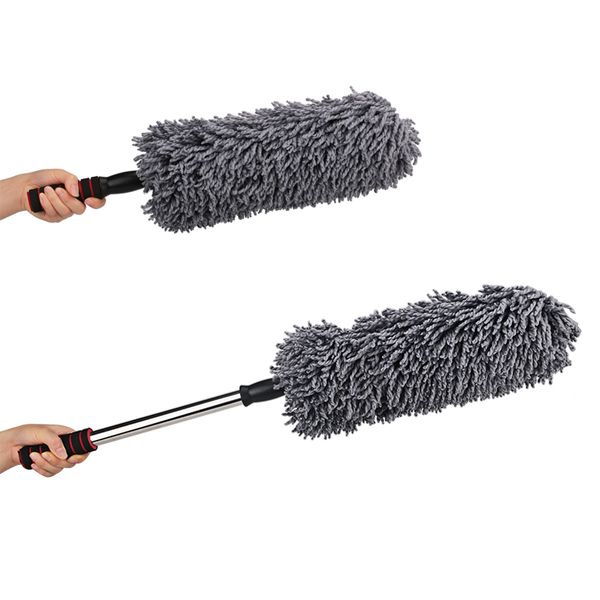 

microfiber car duster cleaning brush dirt dust clean brush dusting tool mop car care polishing detailing towels washing cloth