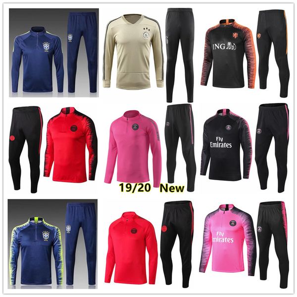 

Bra il netherland occer track uit 2018 2019 pt jacket jogging p coutinho mbappe griezmann football training uit