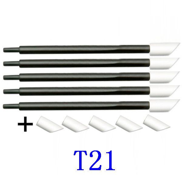 forniture per stampanti T-21 T-11 Rubystick stick di schiuma batuffolo di cotone unità pulita per Epson DX2 DX4 DX5 testa Mimaki Roland Mutoh testina di stampa pulita 100 pezzi