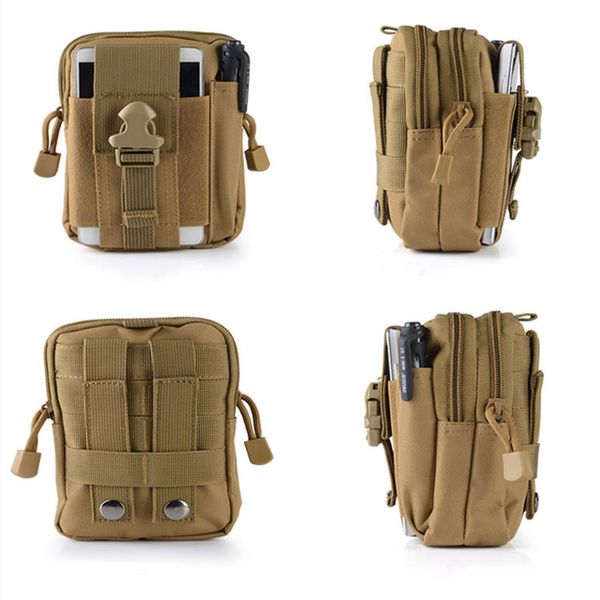 

5 color optional waterproof mobile phone bag wear belt running hiking camping bag outdoor sports tactical pocket new ing