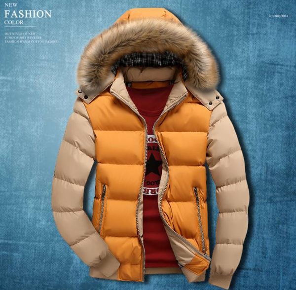 

jackets designer clothes coats mens solid winter down coats hooded spring autumn warm thick warm down, Black