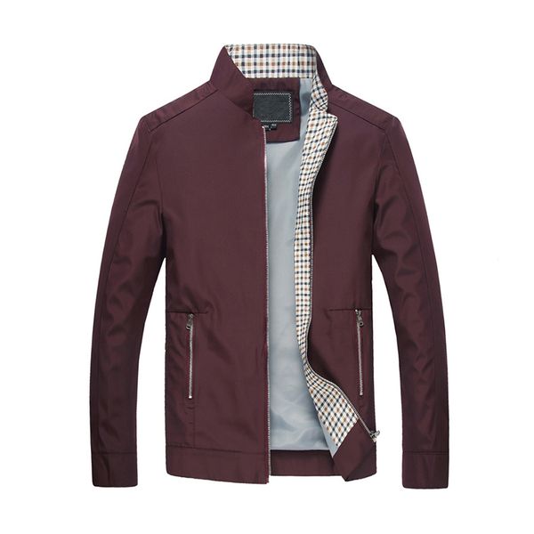 

new spring autumn men's jackets casual coats solid colo stand collar male bomber jackets, Black;brown