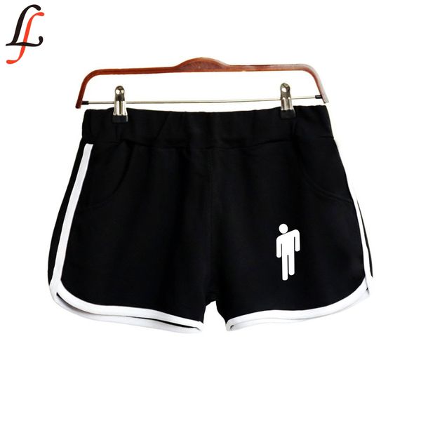 

clothes casual print women summer shorts 2019 kawaii casual ladies sale shorts plus size xxl billie eilish shorts, White;black