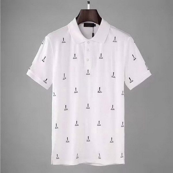 

mens designer polos luxury mens polo shirt brand t shirt classic bussiness shirt short sleeves casual tees m-2xl 2002064l, White;black