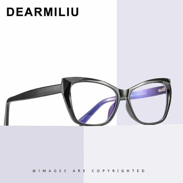 

dearmiliu 2020 новый синий свет блокировка стаканы прозрачный негабаритный полный кадр плоский зеркало чтение компьютер okulary 2002, White;black