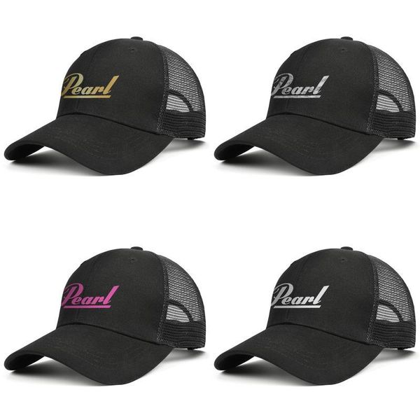 

pearl drums music flash gold adjustable trucker cap ball cool personalized vintage baseball hat white marble pink breast cancer, Blue;gray