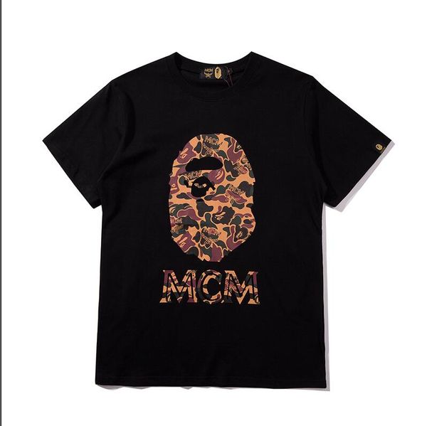 

2020 new fashion brand men's designers t-shirt hip hop men's letter embroidery casual t-shirt high street skateboarding fashion-01, White