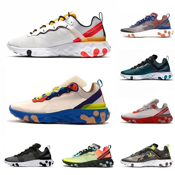 

time limited tour yellow camo react element 55 87 men women running shoes day and night red sail se mens trainers sports sneakers