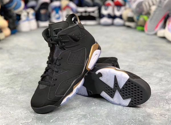 

2020 est air authentic 6 dmp 6s black metallic gold 23 retro ct4954-007 basketball shoes men women sneakers with original box