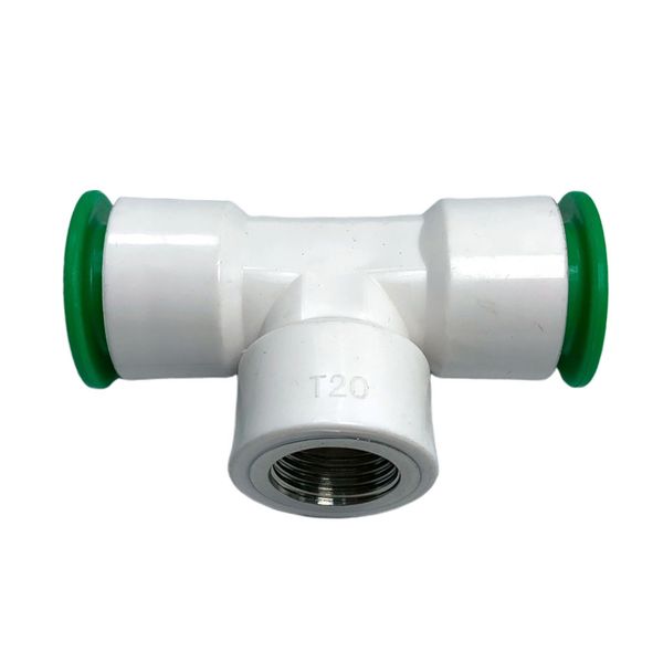 

thread tube fittings quick connector 3-way adapter plumbing water pipe