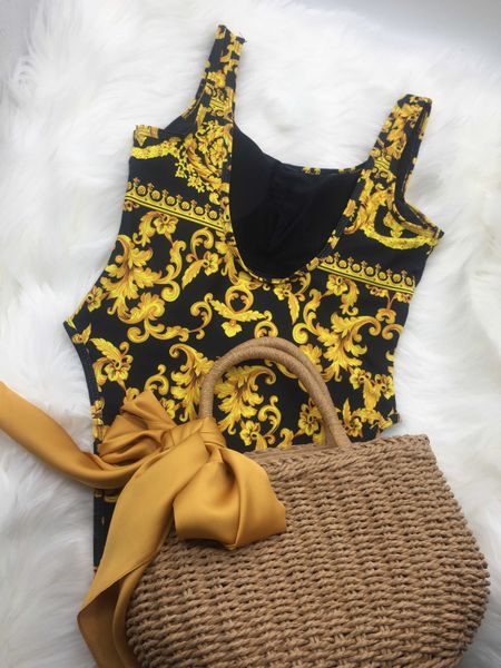 

fashion summer bikinis for womens 2020 designer women swimwear brand one piece swimwear bikini sets size s-xl yf20493, White;black