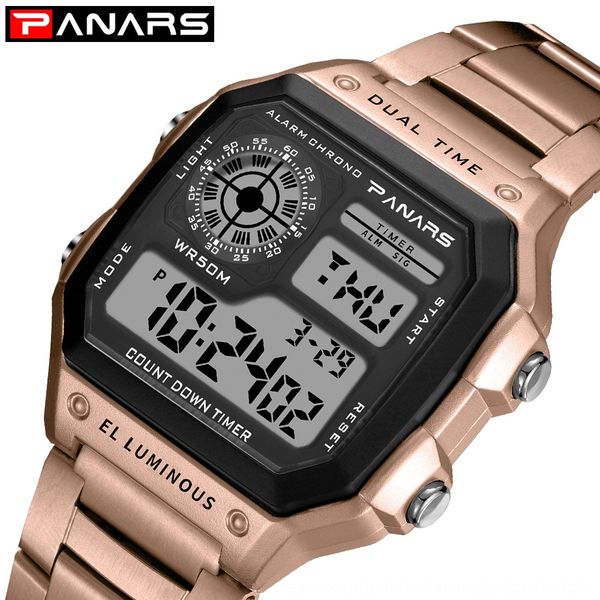 

f6897 panars men's business waterproof multifunctional sports square 8113 panars men's business electronic waterproof multifunctio, Blue