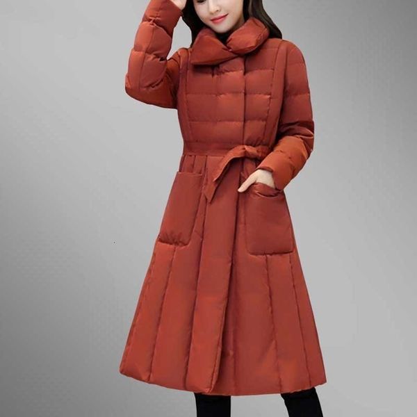 

jaqueta feminina new parka women winter coat thicken belt cato coated jas plus size warm mode female runner ls06, Black