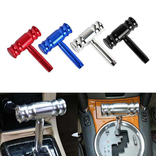 

aluminum aircaft air plane t-handle hammer car modified gear shift knob universal flight control level gear shift knob for auto