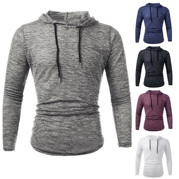 

sweatshirts men casual streetwear hip hop mens hoodies sweatershirt autumn long sleeve slim fit pullover male clothes 5 colors, Black