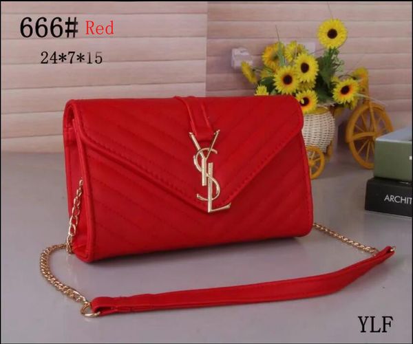 

2019 новый PU бренд YSL цепь плеча сумка через плечо диагональ досуг мода буквы маленькие квадратные модные сумки бесплатная доставка # YLF666