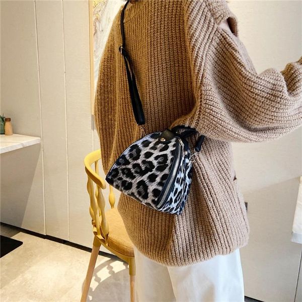 

fashion women's mini handbag trend large capacity snake print leather purse shoulder bag female women messenger bags