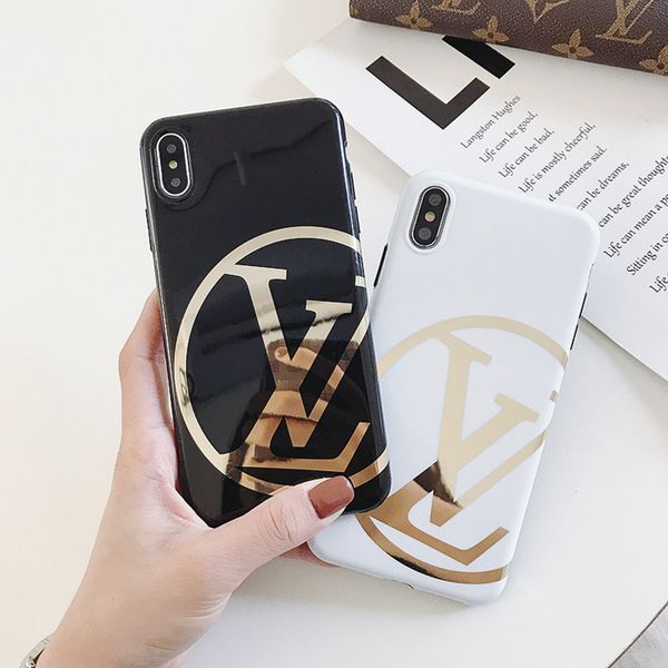 

designer apple iphone case applicable for iphonexr xsmax xs 7/8 plus 7/8 6/6sp 2019 luxury phone case with brand letters 6 styles