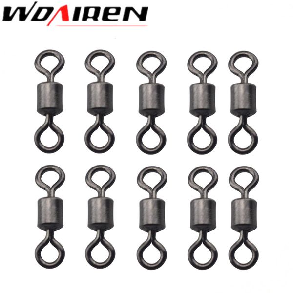 

100pcs/lot ball bearing rolling swivel solid rings fishing hook connector outdoor fishing hooks accessories wd-027