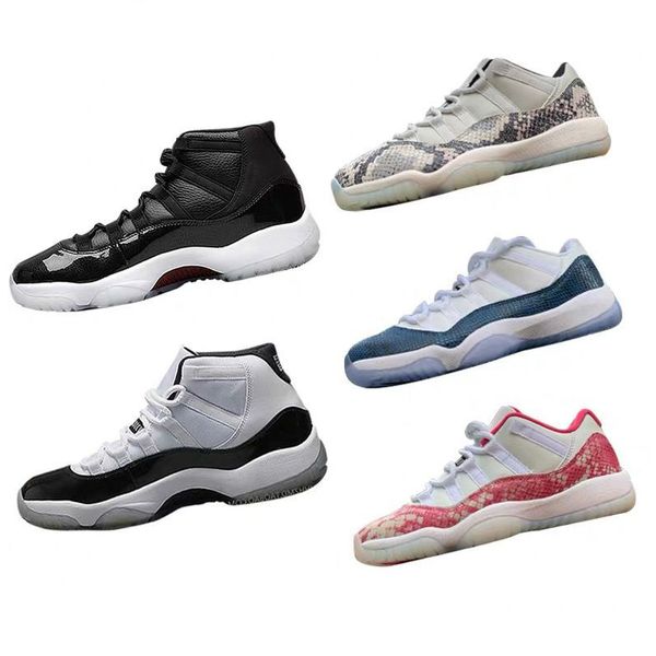

with box new 11 basketball shoes concord with 11s cap and gown sneakers 9 dream it do it unc space jams 36-46, White;red