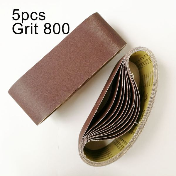 

5pcs sanding belts 60-800# grit aluminum oxide sander sanding belt 100*610mm