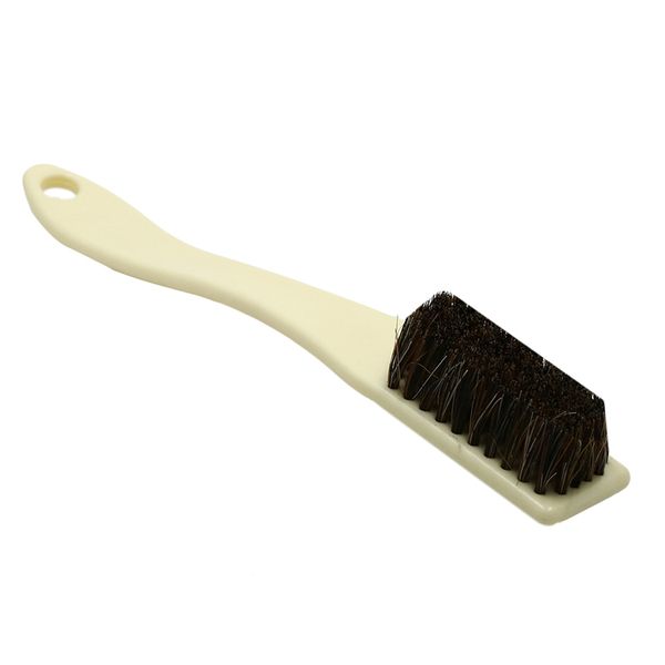 

long handle horsehair shoe brush polish natural leather soft polishing tool for suede nubuck boot bootpolish cleaning brush