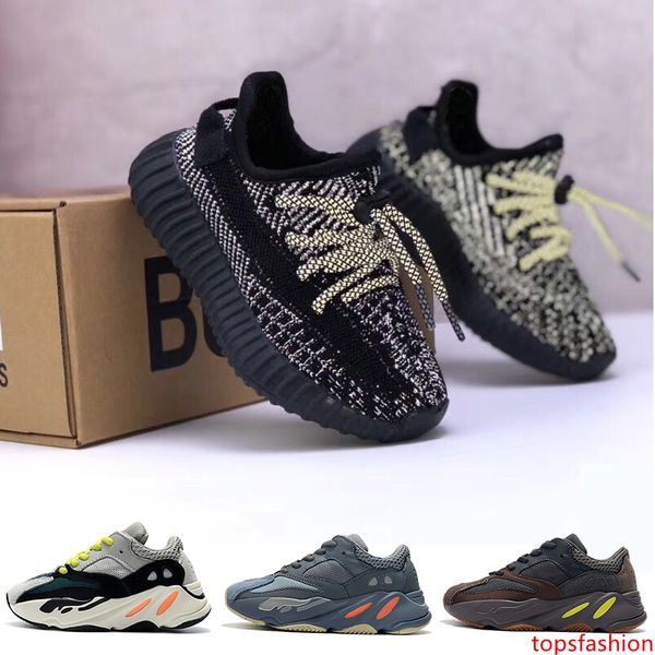 

детские дизайнерские кроссовки kanye west 700 v3 wave runner 3m светоотражающие детские кроссовки boy girl кроссовки детская спортивная обув