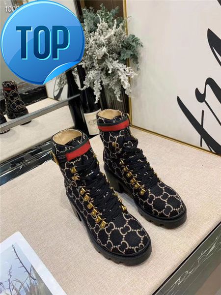 

newwool ankle boot beige/ebony women boots heeled booties lace-up gold-toned eyelets shoes chaussures de femmes lady luxury bottes, Black