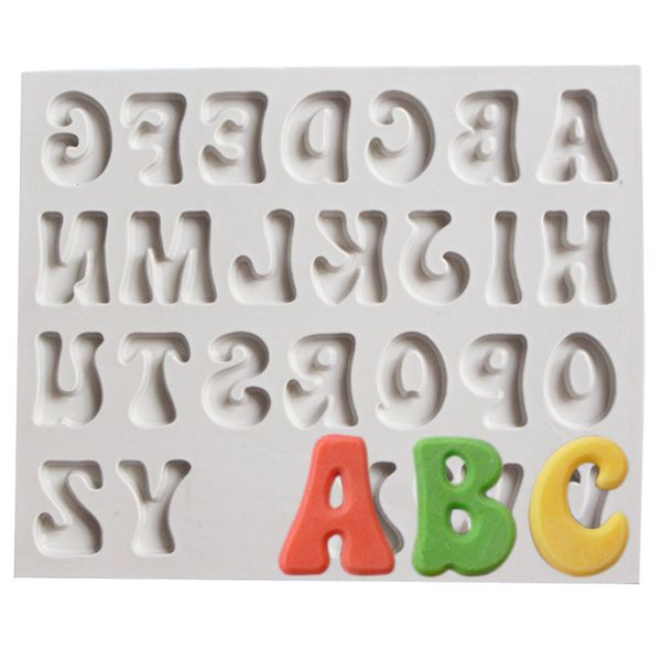 

cake tools yueyue sugarcraft 1 piece capital/letter/number silicone mold fondant decorating chocolate gumpaste