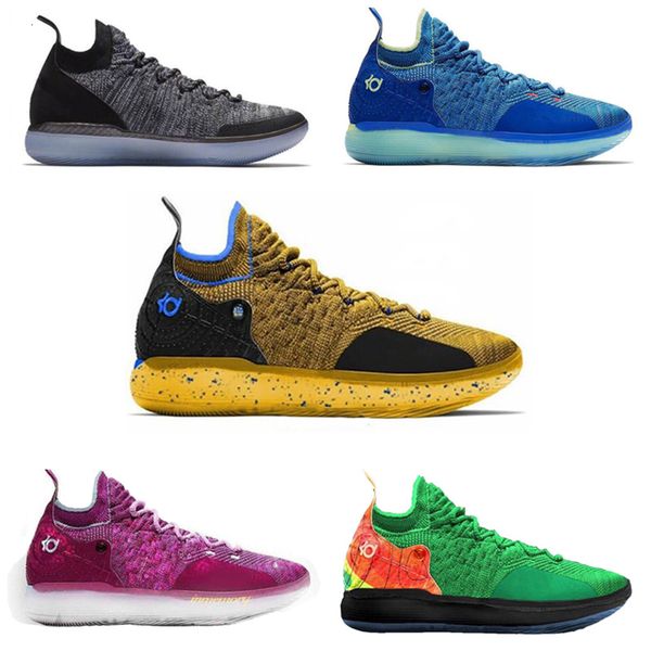 

2019 star basketball shoes durant 11 generation fashion design summer color series size7-13 shoe box