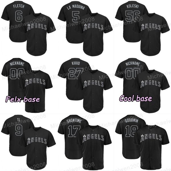

Los Angeles 2019 Players Weekend Angels Mike Trout Kiiiiid Shohei Ohtani Showtime Tommy TL Fletcher Pujols La Máquina Kole KOLESKI Jerseys