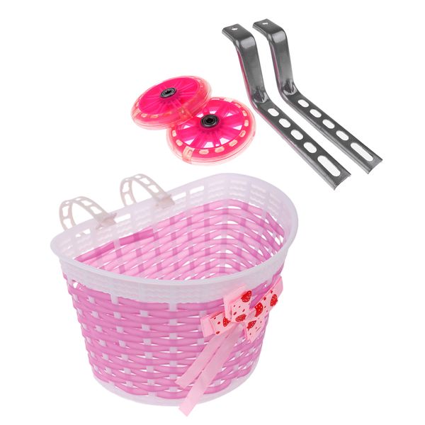 

kids bicycle stabilisers/training wheels 12''- 20'' + childs bike front basket