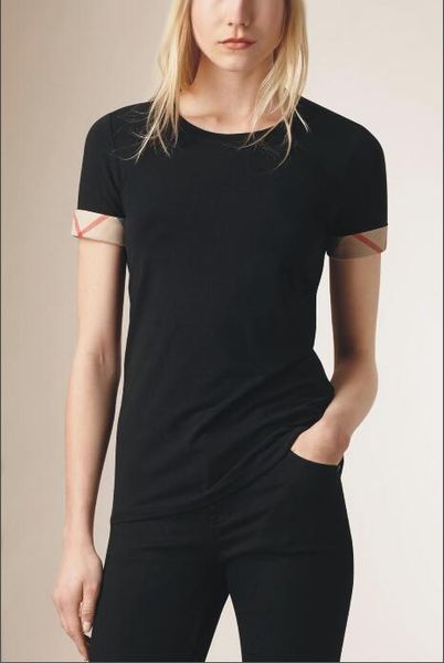 

2020 new style womens brand designer t shirts clothes short-sleeved female new cotton t-shirt tees 8 colors, White
