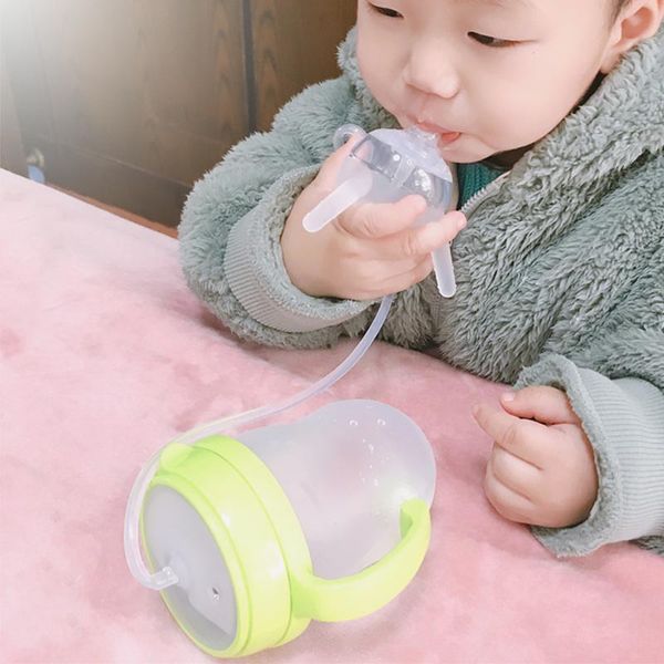 

baby bottle hand-holder feeding infant self nursing hand bottle children milk feeding breastfeeding bottle rack 250ml