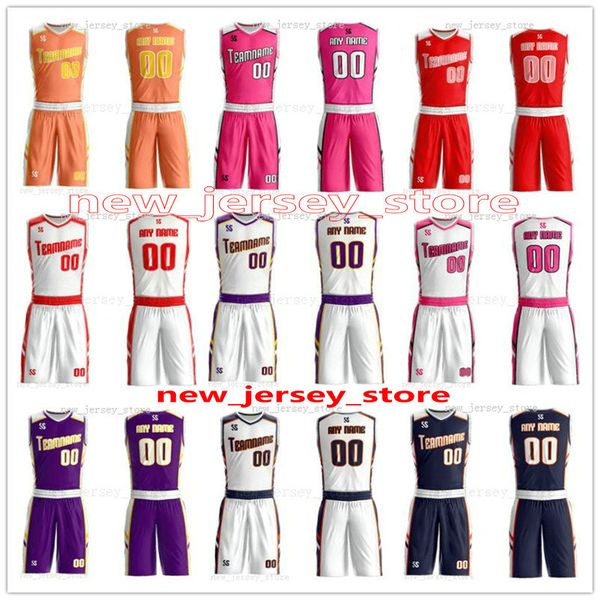 

настройка любое имя любые рубашки номер man женщин lady молодежные дети мальчики баскетбол трикотажные изделия спорт, как фотографии вы пред, Black;red